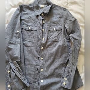 J Crew light weight jeans blouse